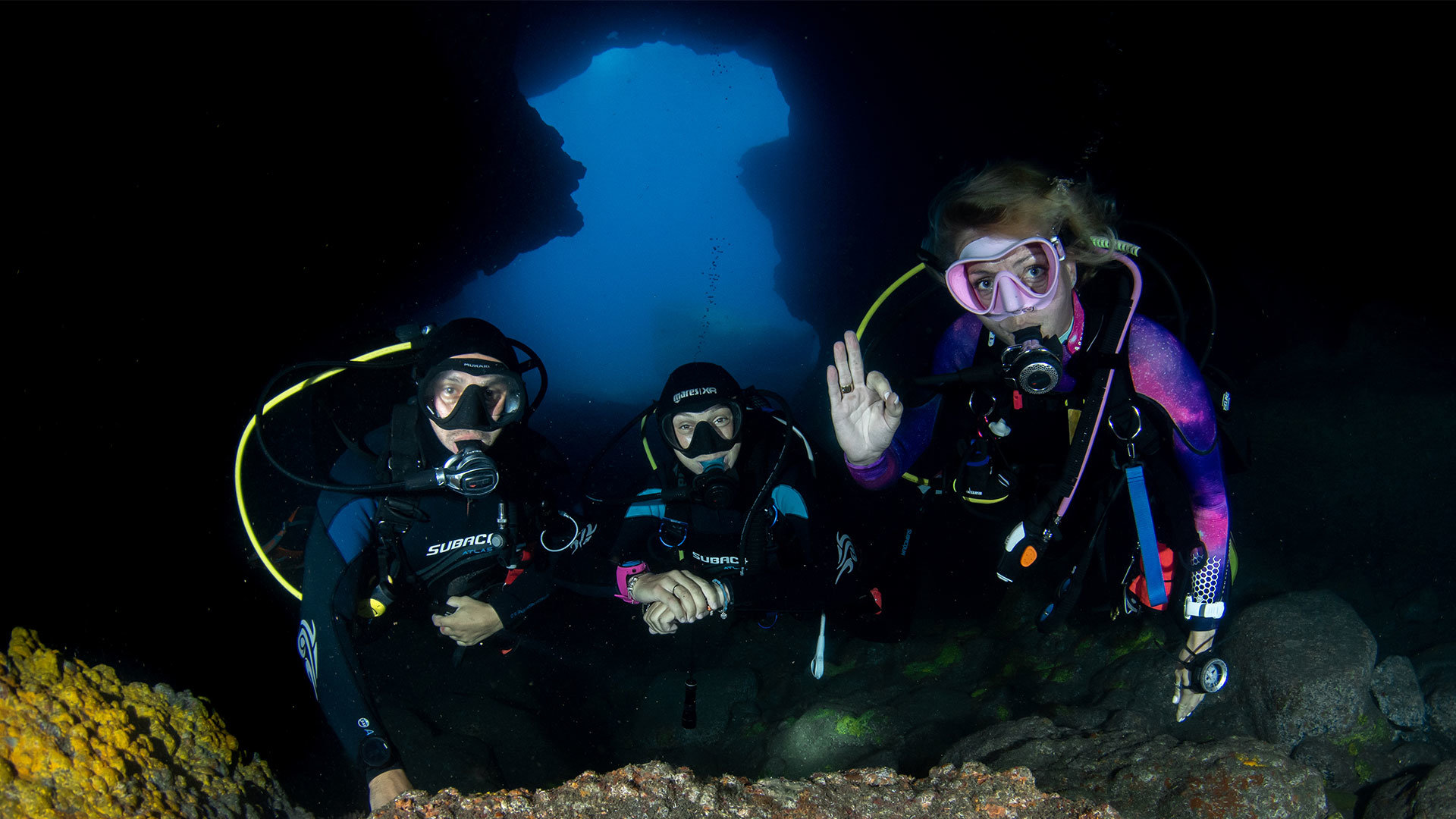 nurkowanie jaskiniowe Teneryfa