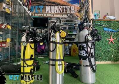 Sidemount PADI Teneryfa