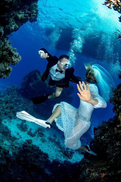 ślubna fotografia podwodna Teneryfa ślubna fotografia podwodna Teneryfa