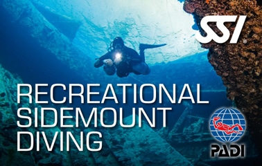 specjalizacja nurkowa sidemount PADI lub SSI